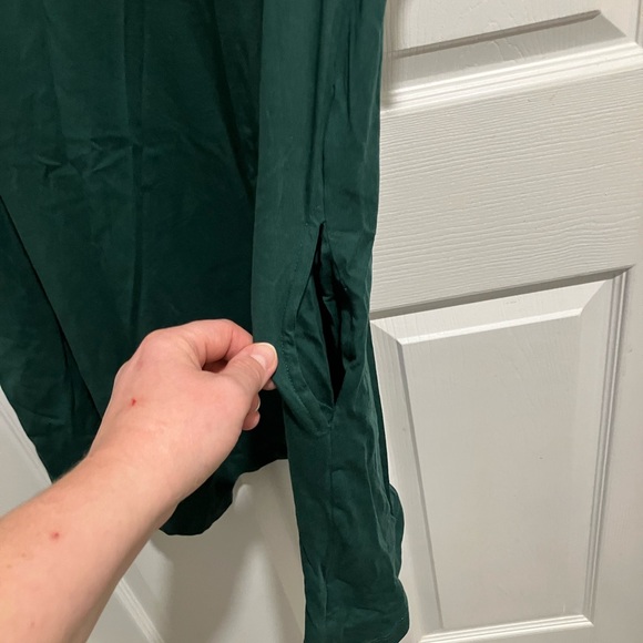 Emerald Green T-shirt Dress - Picture 3 of 3